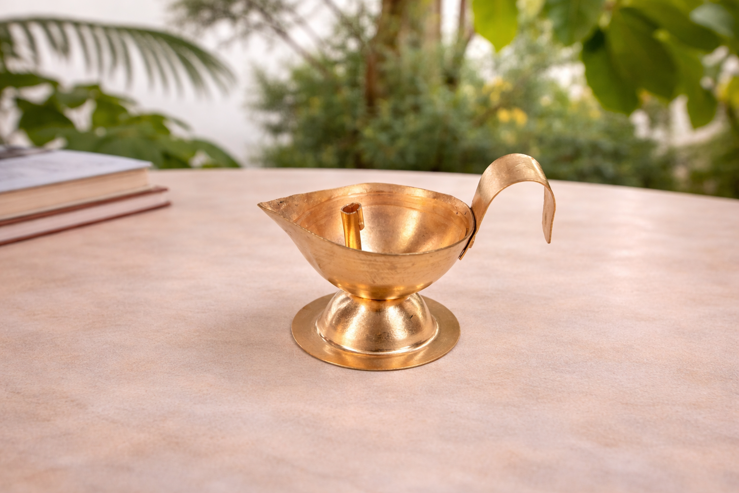 Handmade Copper Lamp with Base