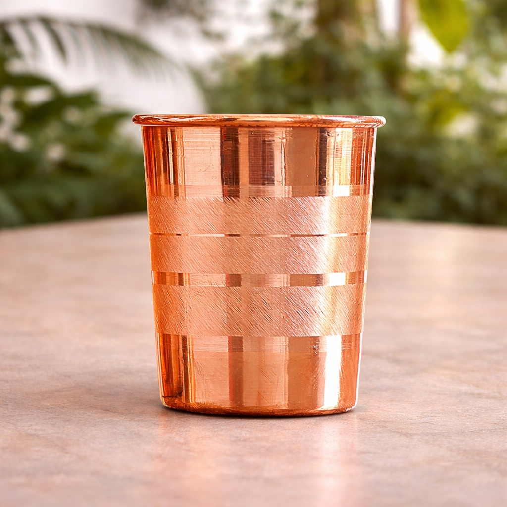 100% Pure Copper Glass